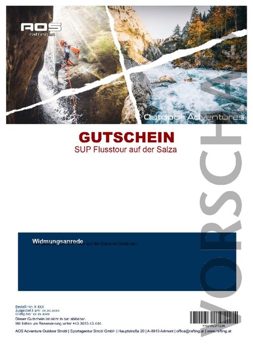 SUP Flusstour auf der Salza