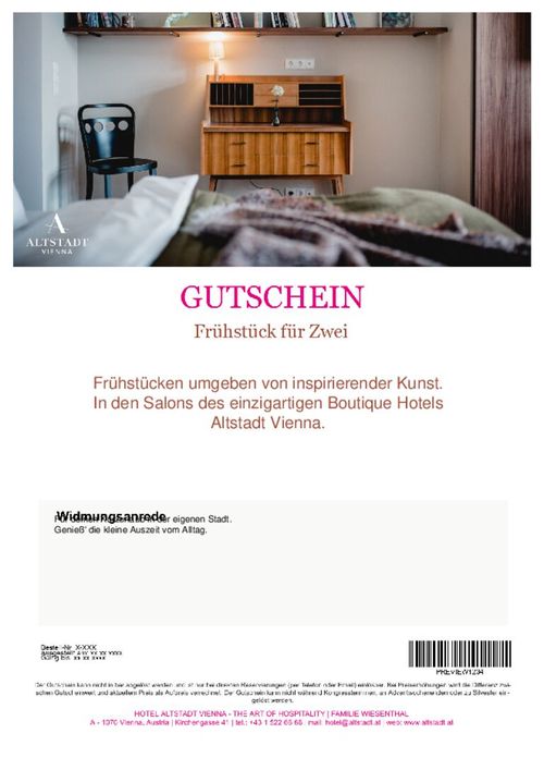 Frühstück für Zwei