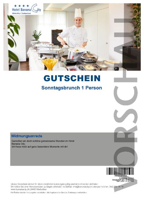 Sonntagsbrunch 1 Person