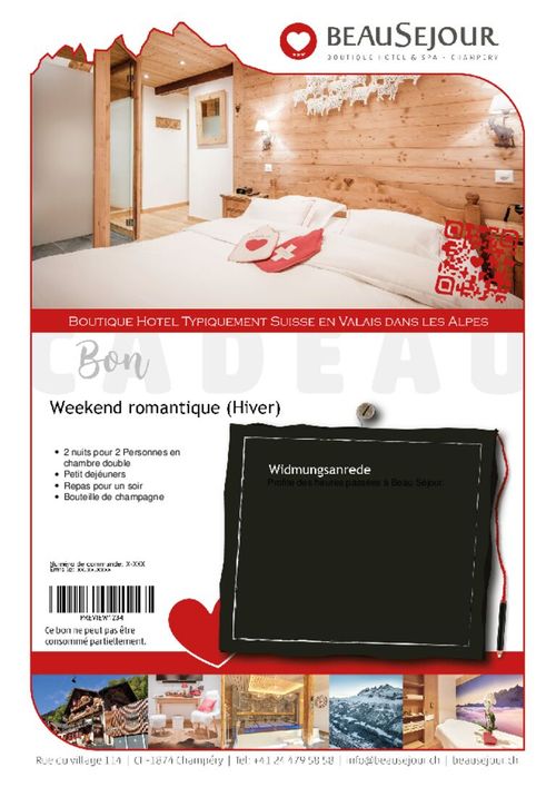 Weekend romantique (Hiver)