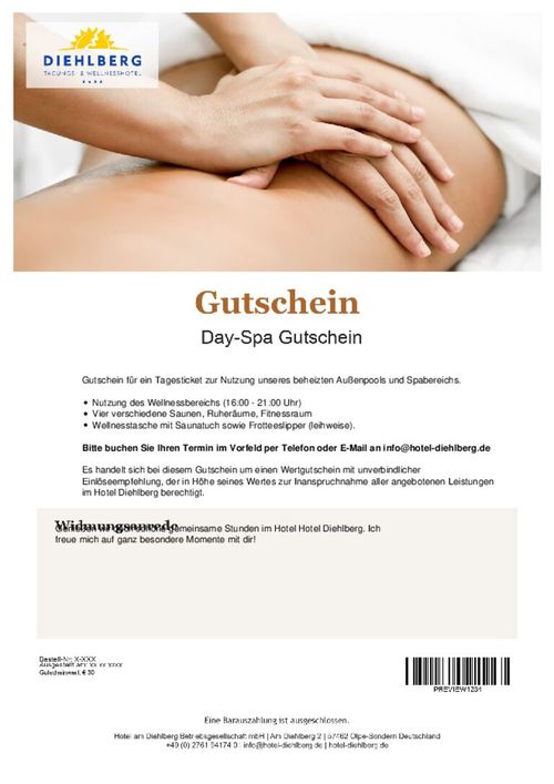 Day-Spa Gutschein