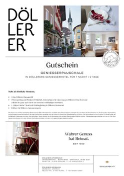 Genießerpauschale (1 Nacht)