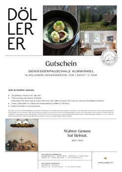 Genießerpauschale Almwinkel