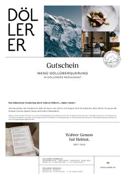 Menü Göllüberquerung