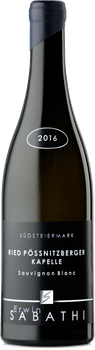 Sauvignon Blanc Ried Pössnitzberger Kapelle Große-STK-Lage Südsteiermark DAC 2016