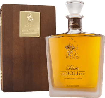 Grappa Tre Soli Tre in Holzkiste