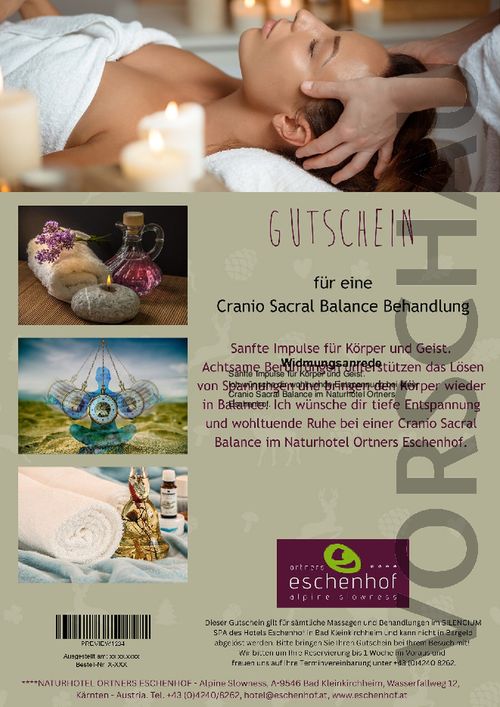 Cranio Sacral Balance