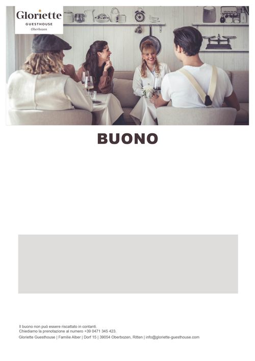 Pranzo-Brunch per 2 persone