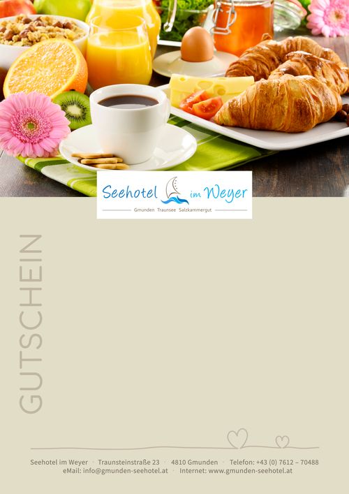 Frühstücksgutschein 1 Person