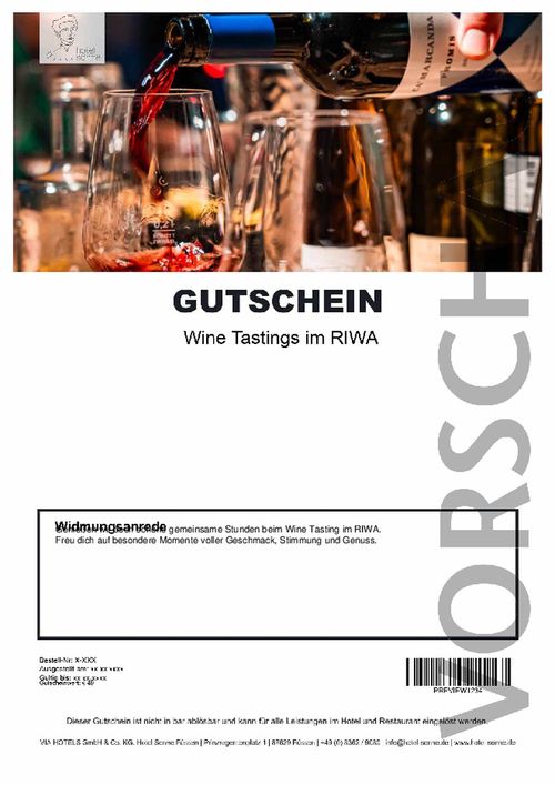 Wine Tastings im RIWA