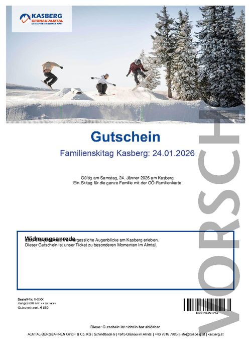 Familienskitag Kasberg: 25.01.2026