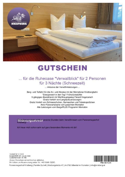 ... für die Ruheoase 