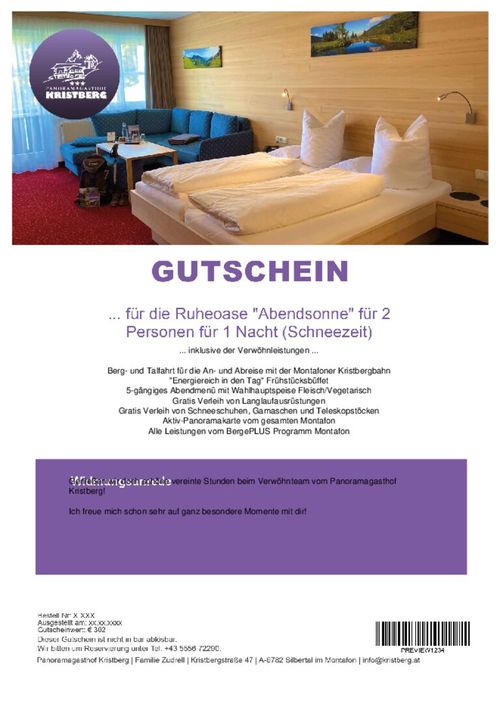 ... für die Ruheoase 