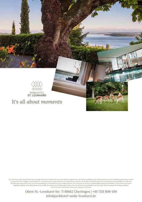 Voucher for special moments of enjoyment