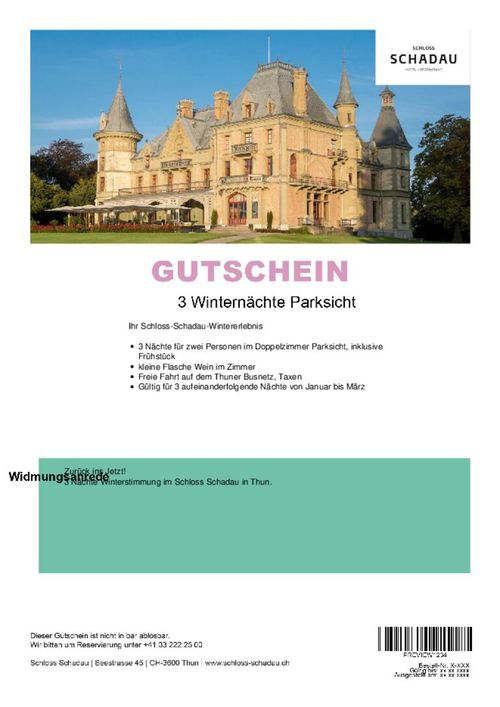 3 Winternächte Parksicht