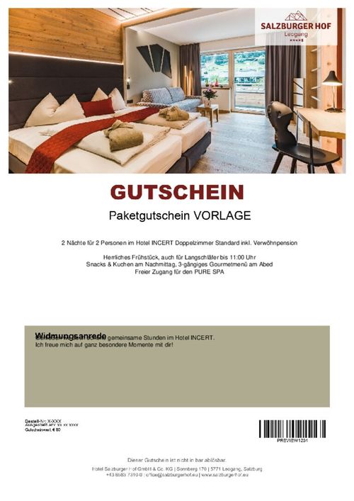 Auszeit im Salzburger Hof Leogang