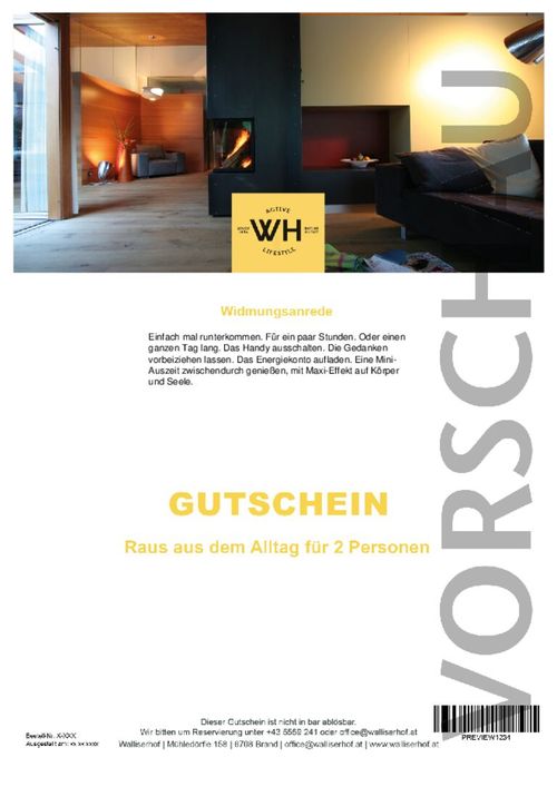 Raus aus dem Alltag für 2 Personen